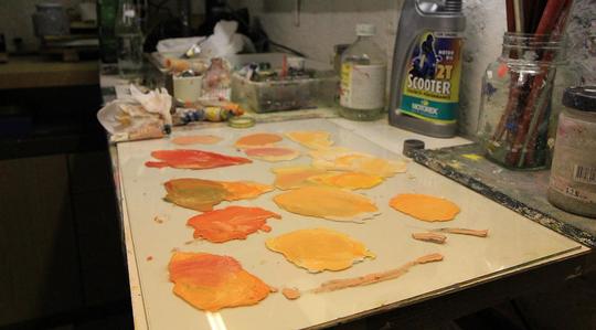 Blick ins Atelier